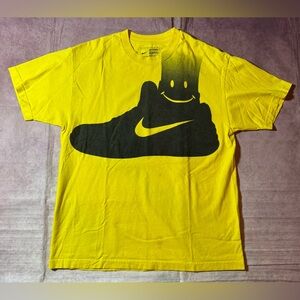 Vtg Nike Y2k Kobe Bryant Ankle Insurance Co T-Shirt Mens Large Yellow Graphic
